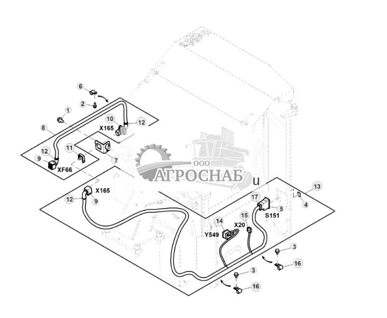 Wiring Harness, Stump Treatment, Fixed Cab - ST850474 341.jpg